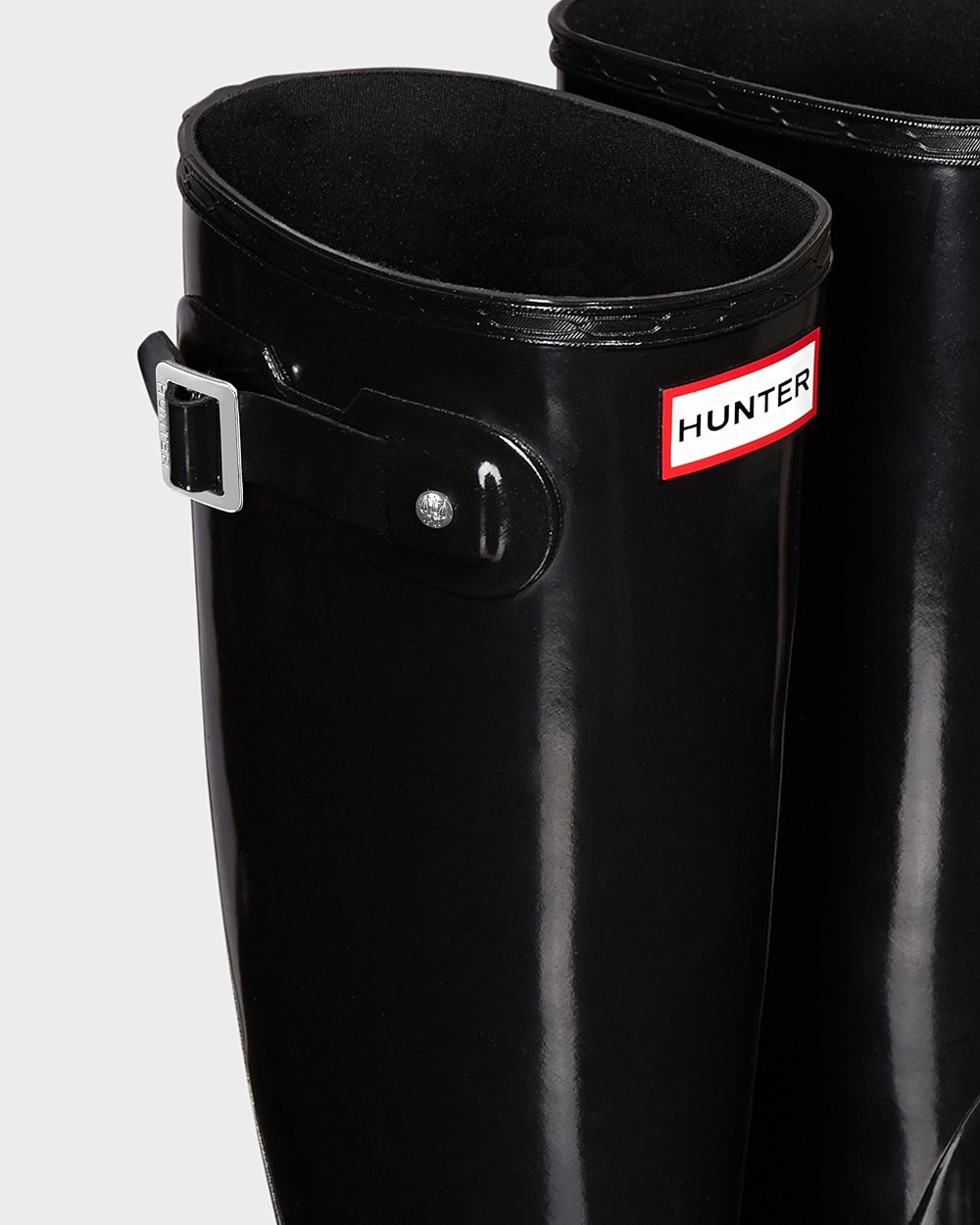 Hunter Mujer Original Gloss - Botas de Lluvia Negras - 419-SAVPXY